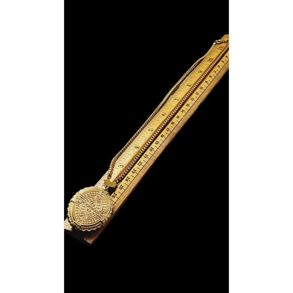 Antique Victorian Gold Filled Shell Cameo Necklace (A2551) - Picture 6 of 7